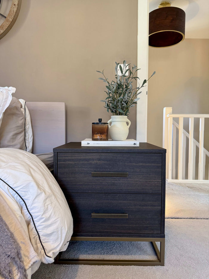 Stratford Bedside Table Drawers - Ebony