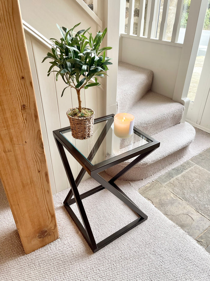 twisted metal little side table