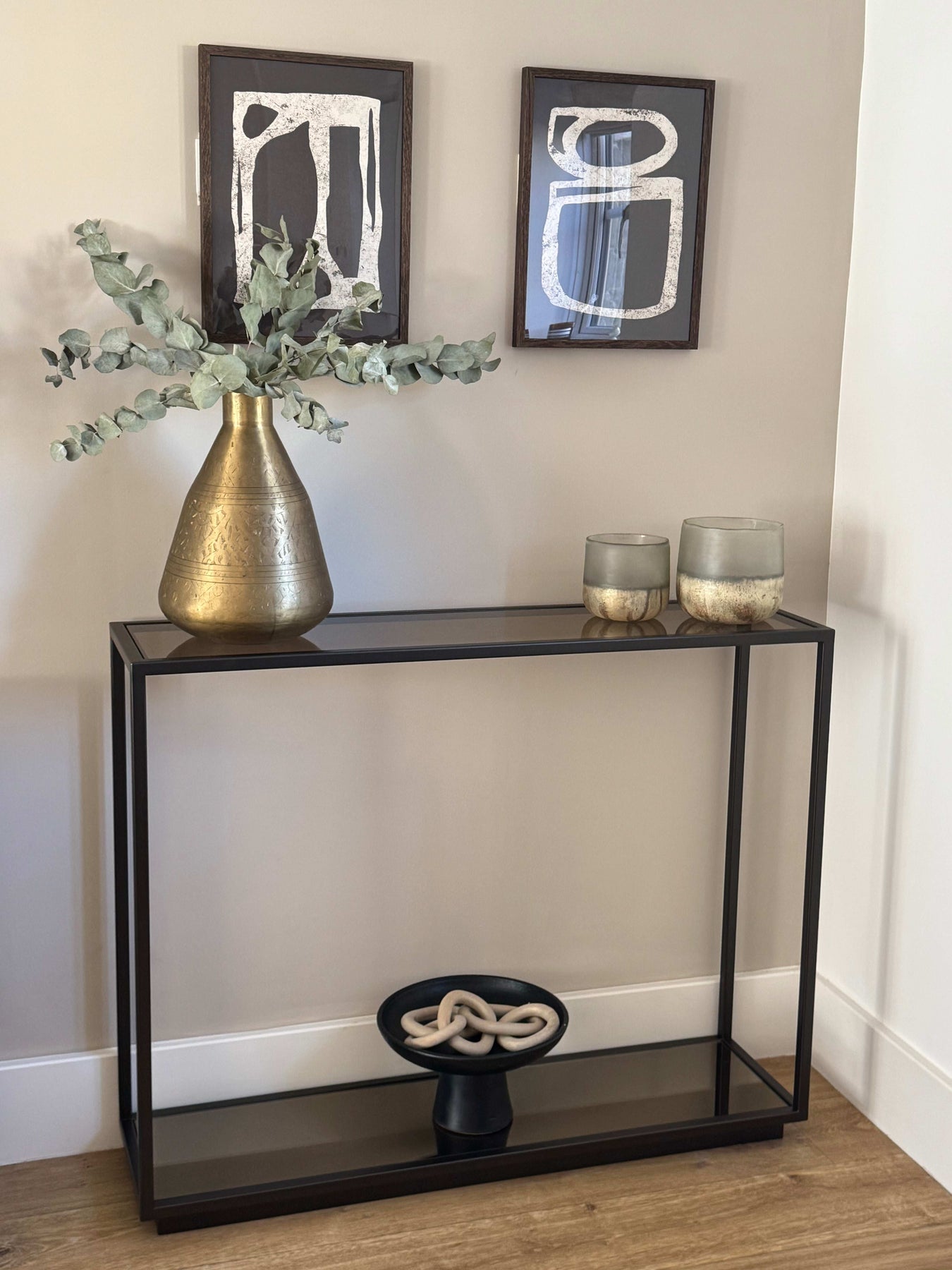 Amara Console Table - Dark Bronze