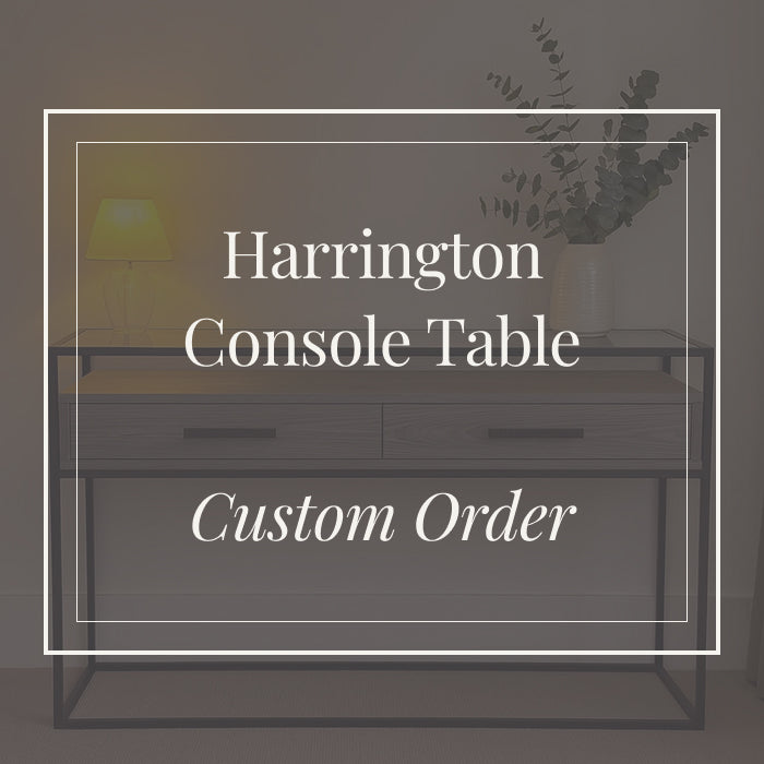 Harrington Console Table With Drawers  - Made To Measure