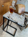 Marble Side Coffee Console End Table