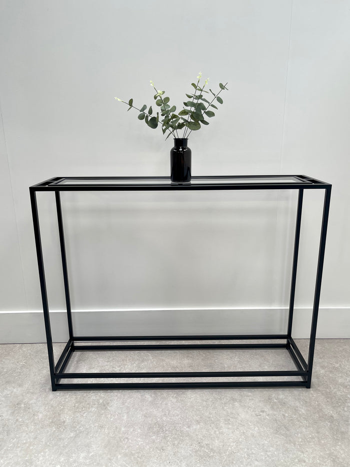 side view of the thea console table 