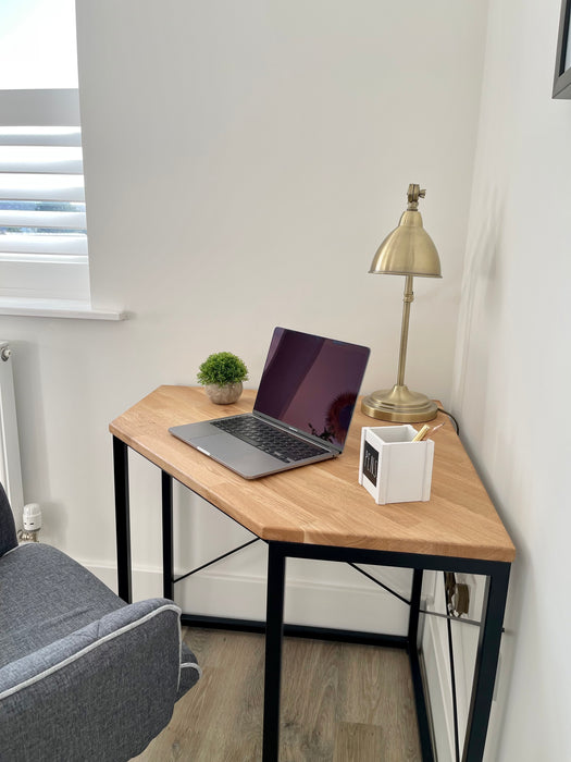 Oak Office Corner Desk